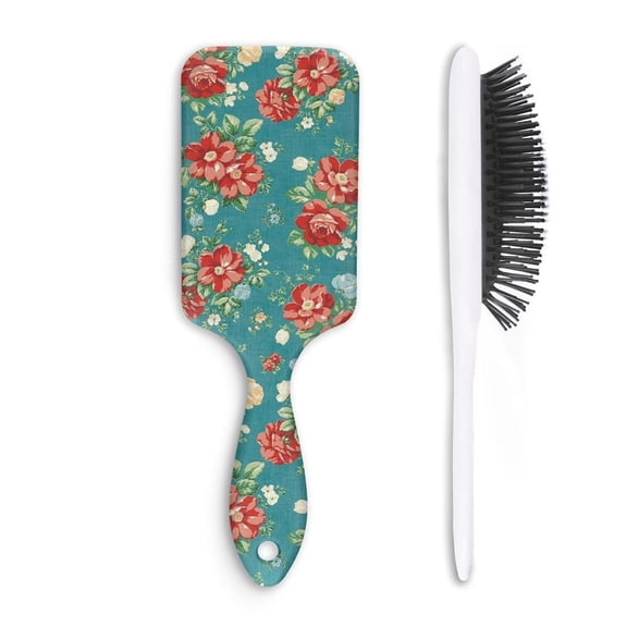 Hair Brush Pioneer Floral Cushion Base Hair Brushes Touch Paddle Rectangle Hairbrush