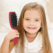 Hair Brush Scalp Massager Long Handle Shampoo Brush Wet Dry Portable Hair Scrubber with Soft Silicone for Hair Washing for Women Men and Kids