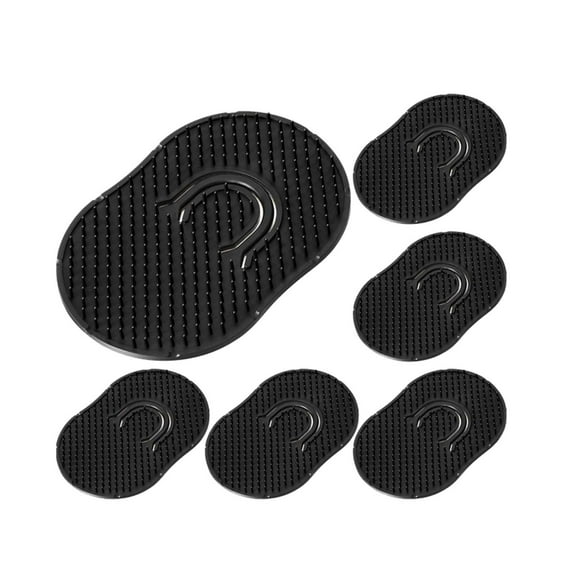 Hair Brush Set Portable Round Comb Shampoo Massage Finger Small Detangling Styling Tool for Scalp Care 6PCS