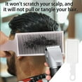 thumbnail image 1 of Hair Brush for Fade Haircuts - Precision Cutting Trimming & Styling Tool for Barbers Ideal Flat Top Hair Clipper Comb, 1 of 8