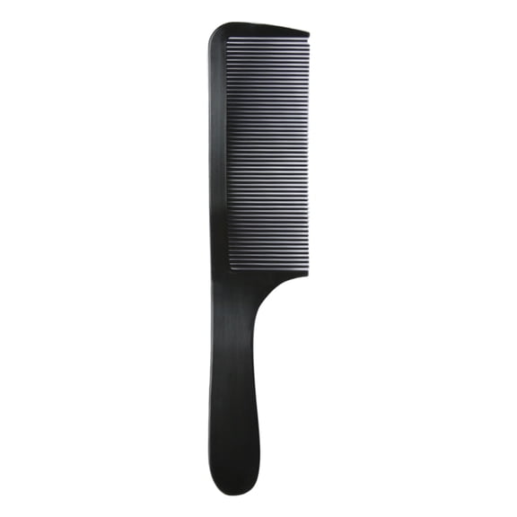 Hair Brush for Hair Styling— Men’s Shaped Haircut Push Shears Arc Comb Round Head Bend Comb for Salon Hairdressing and Trim