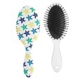 thumbnail image 1 of Hair Brush with Tropical Coral, Seahorse and Starfish Patterns, Nautical Ocean Creatures Design Paddle Brush for Summer Beach Styling and Hair Care, 1 of 7