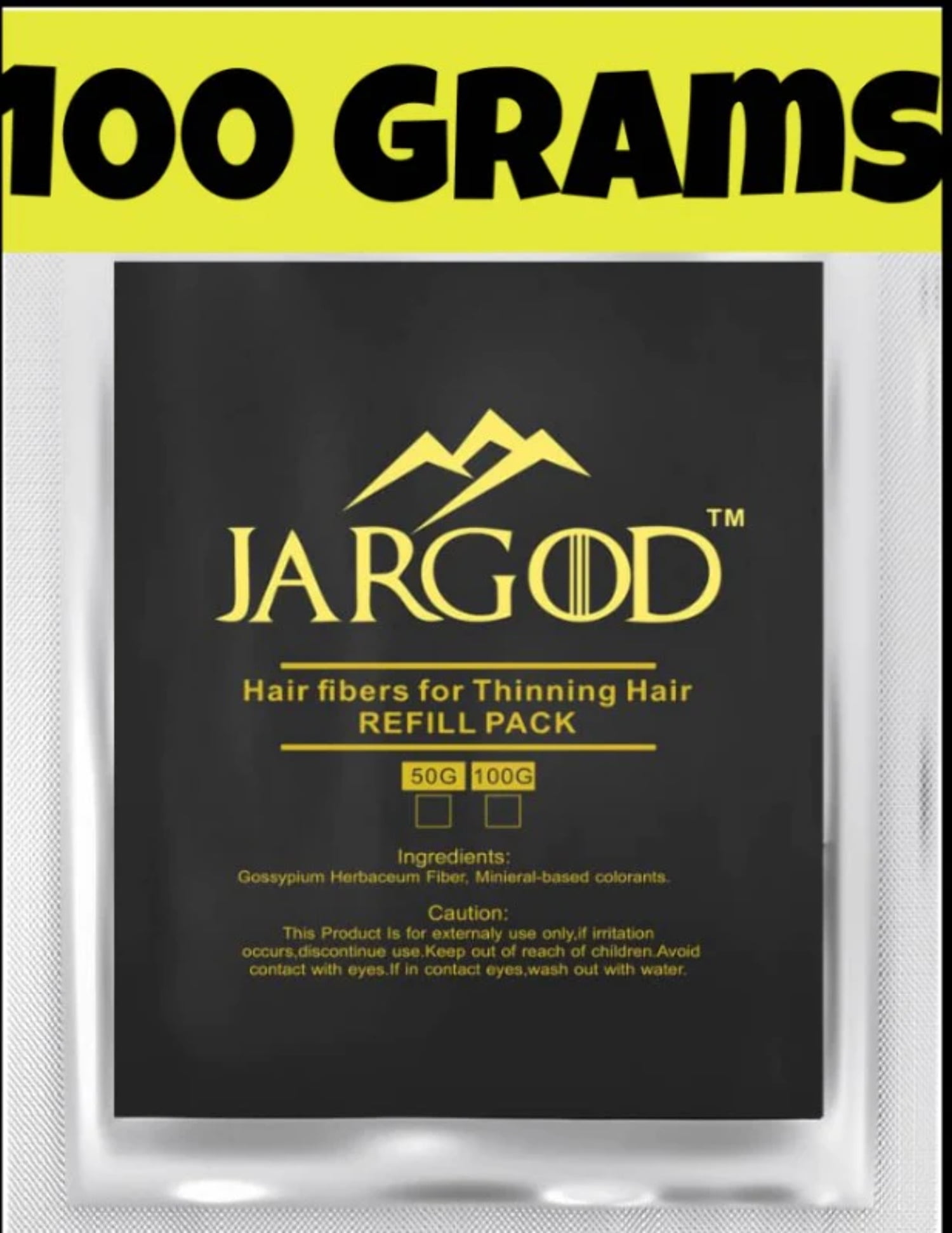 Hair Building Fibers 100 Grams Refill Your Existing Fiber Bottle Refill Pack by Jargod
