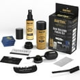 thumbnail image 1 of Supreme Trimmer Hair Fibers 9-in-1 Kit | 25G Keratin Fibers, Pump Nozzle, Hairline Cards, S&L Shaker, Brush, Wipes, Mirror, Hold Spray | Conceal/Thicken Thinning Hair in Men & Women | Black, 1 of 9