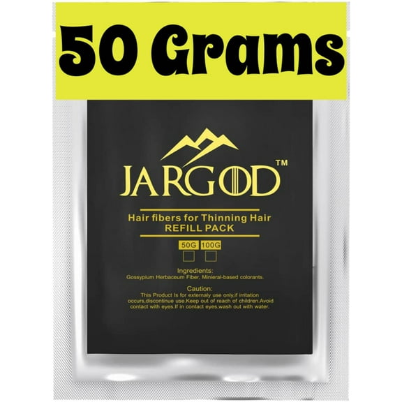 Hair Building Fibers - Refill bag 50g - Hair Loss Concealer For Thinning Hair- Refill Your Existing Fiber Bottle - Refill Pack by Jargod