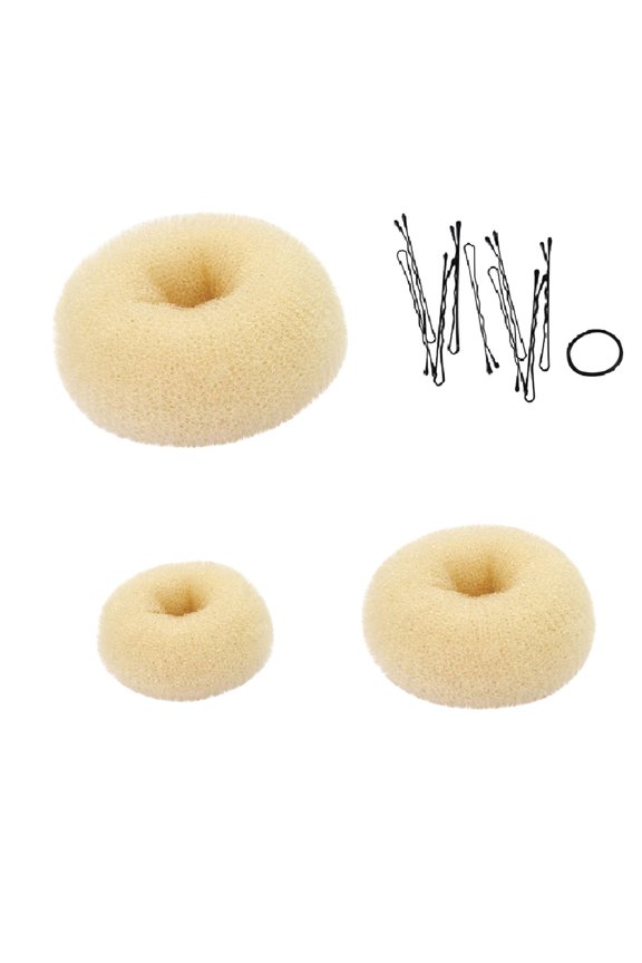 Hair Bun Maker Donut Set, Ballet Chignon Updo Styling Tool, Portable Hairdressing Accessory for Women Daily Use