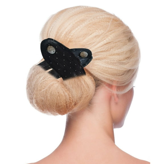Hair Bun Maker, Hair Donut Bun Tool, Lazy Tie Hair Head Coiled Hair Artifacts Clip with 6 Styles, Satin Cloth, Soft and Durable, Suitable for Thick and Thin Hair, Easy to Use, No Hair Damage