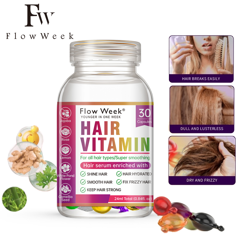 30 Hair Care Capsules for Split End Hair Hair Vitamin Capsule Hair
