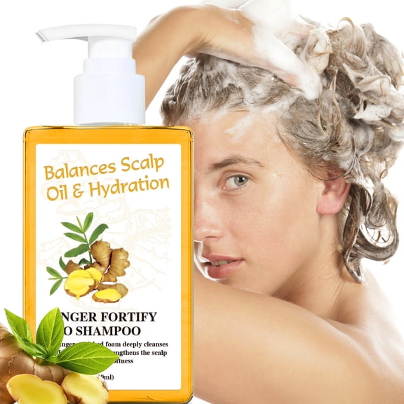 Hair Care Products Ginger Hair Strengthening And Oil Control Shampoo With Ginger Extract For Cleaning Oil Removing And Revitalizing The Scalp 300ml