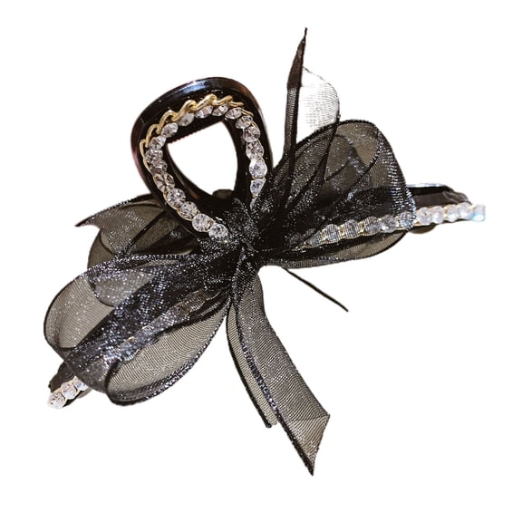 Hair Catch Clip Bow Decoration Fashion Headdressing Tool Ponytail Hair Gripper Women Hairpin Hair Accessories