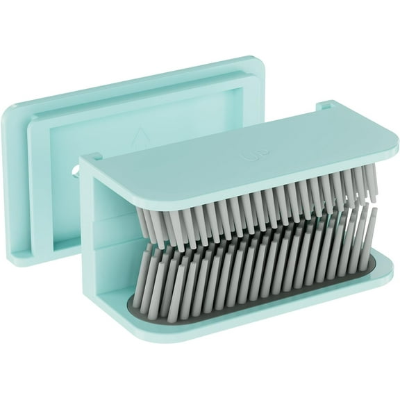 Hair Catcher, Hair Trap for Shower Drain, Reusable Shower Wall Hair Collector, Snare, and Drain Protector, Silicone Hair Grabber for Bathroom Bathtub (Blue)