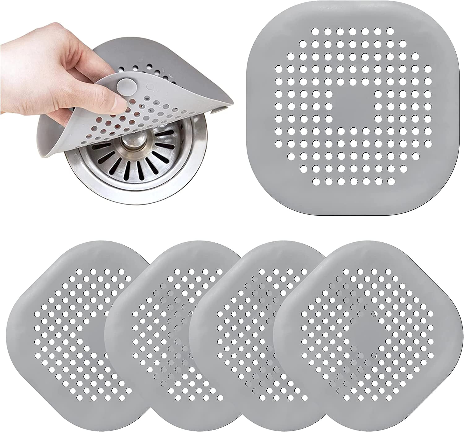 Hair Catcher. Shower Drain Cover Keep Hair from Going Down The Drain