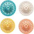 thumbnail image 1 of Hair Catcher - Silicone Hair Stopper Shower Drain Covers Easy to Install and Clean Suit for Bathroom Bathtub and Kitchen (4 PCS ), 1 of 6