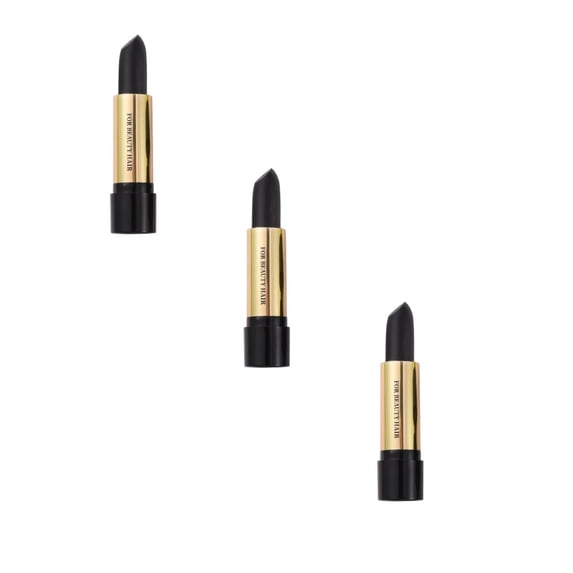 Hair Chalk Pens Temporary Hair Dye - Hair Color Crayon for White Hair Cover, Black Dark Brown Coffee Hair Chalk, Easy to Apply Temporary Hair Color, Mess-Free, Portable Hair Styling, Women Girls