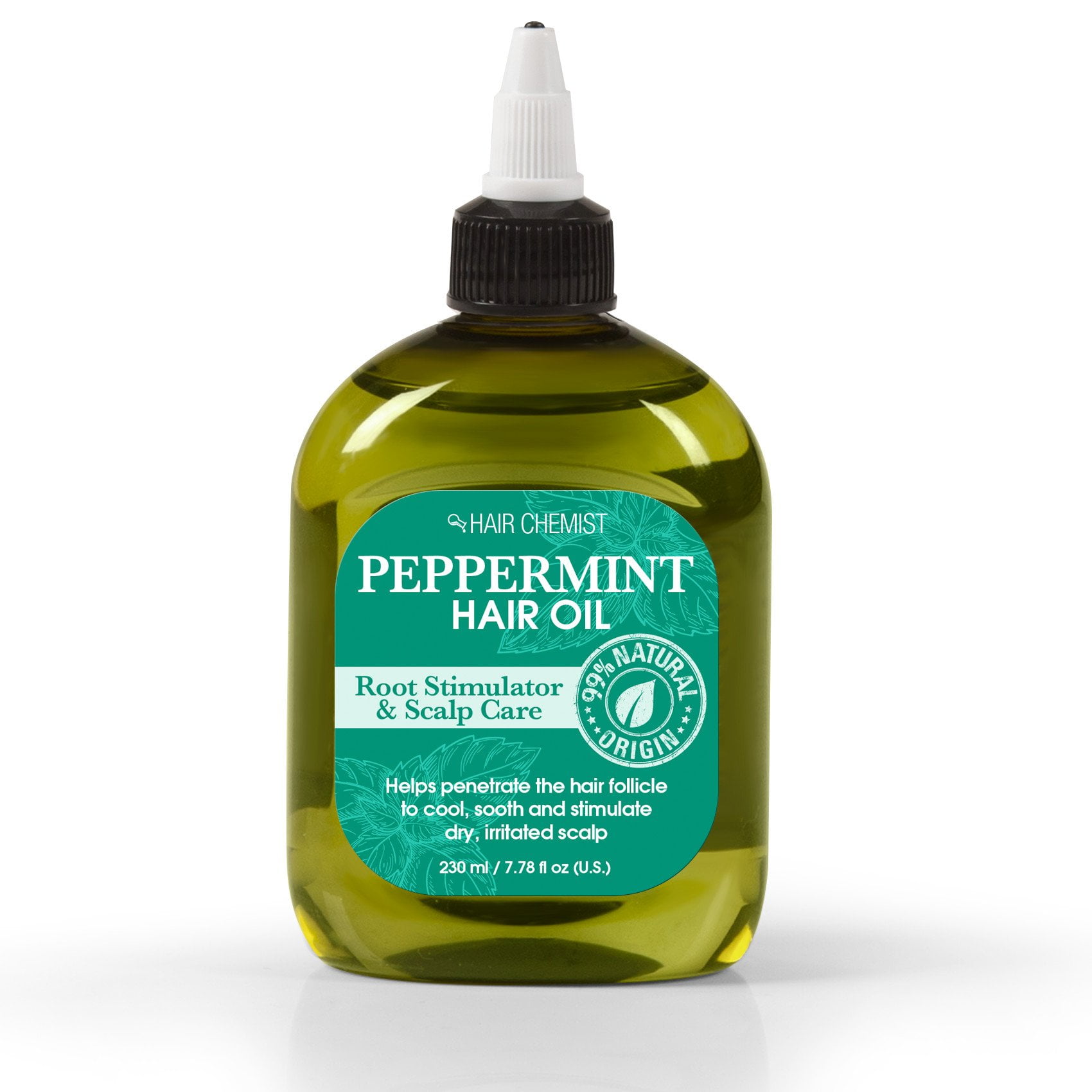 Hair Chemist 99 Natural Hair Oil Peppermint Oil 7.78 oz.