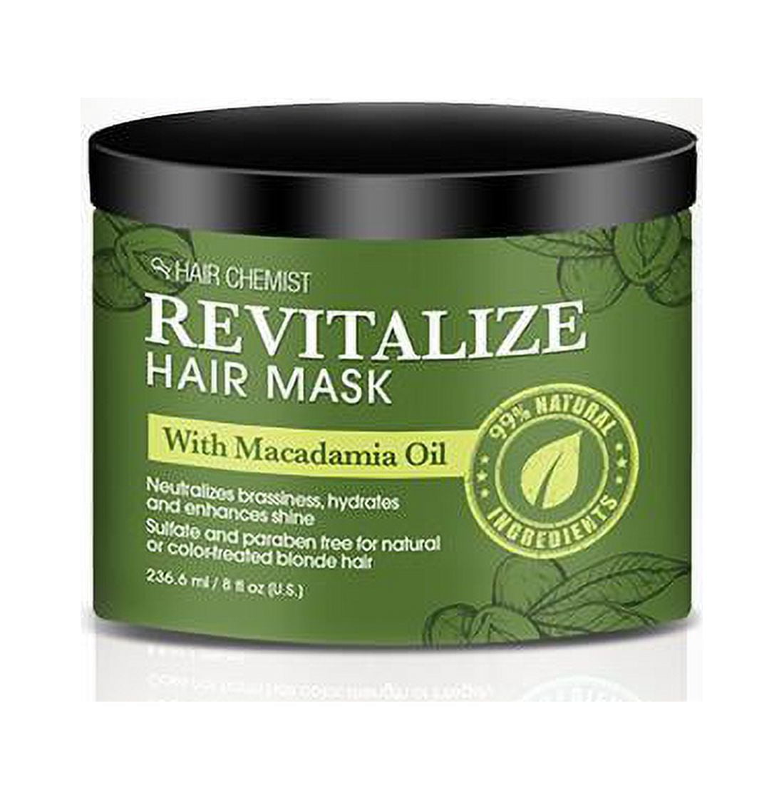 Hair Chemist Revitalize Hair Oil with Macadamia Oil 8 oz.