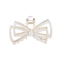 Hair Claw Clip Bowknot Shape Back Head Decorative Bobby Pin for Make Up