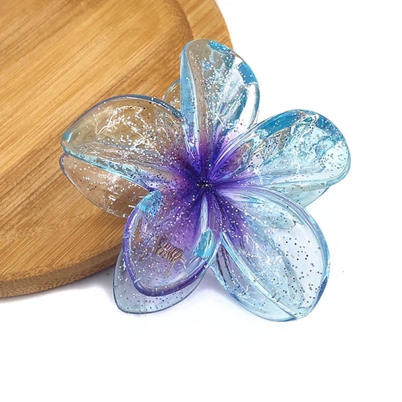 Hair Claw Clips for Girls Transparent Flower SharkClip Jaw Clamp Non-slip Hair Claw Barrettes Women Hair Decorations