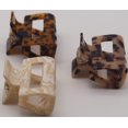 thumbnail image 1 of Hair Claw Clips with Fashion Geometric Leopard Print Vintage Design, 1 of 3