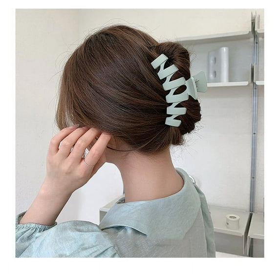 Hair Claws, Hair Clips Barrettes Acrylic Simple Cute French Design Hair Pins Clippers, Fashion Beauty Accessories for Women Girls