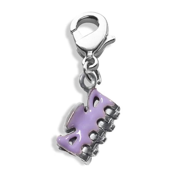 Hair Clip Charm Dangle in Silver