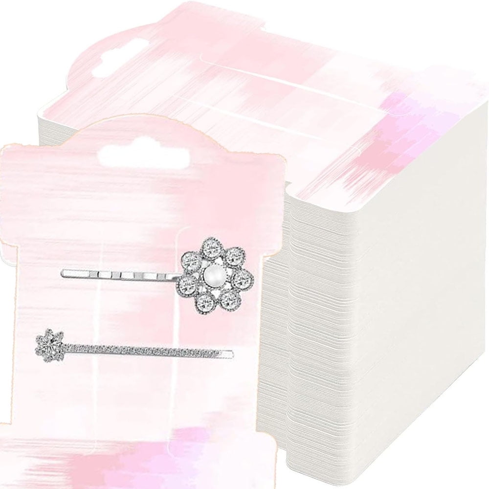 Hair Clip Display Cards 100Pcs Hair Bow Holders for Hair Accessories