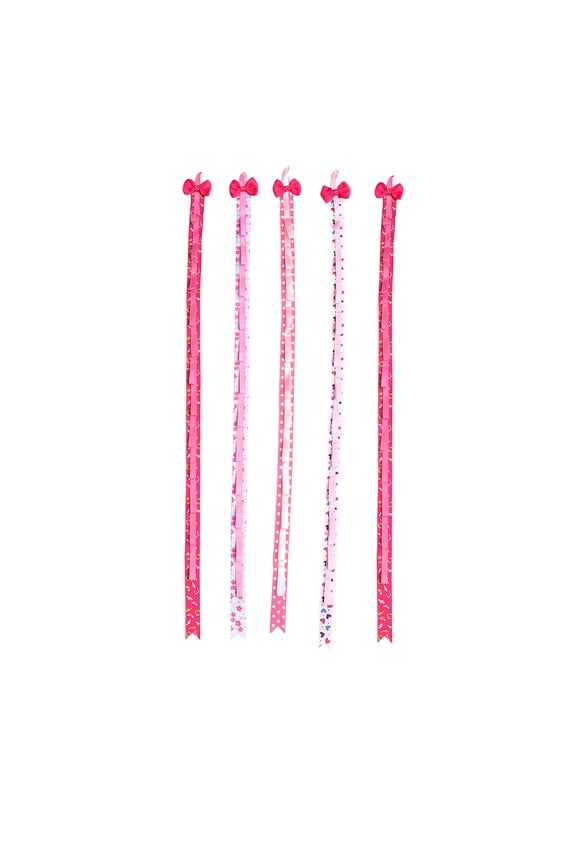 Hair Clip Display Clips Holder Kids Barrette Hanger 5 Pcs Children's Room Pins Storage Solution for Girls Cloth Strip