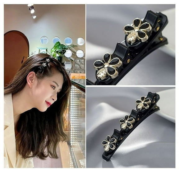 Hair Clip, Rhinestone Hair Pin, Side Hair Clip for Styling, Bang Clip Barrettes for Women, Hair Accessory for Updos and Half Up Hairstyles