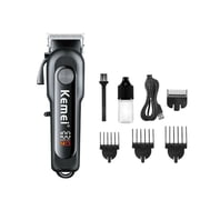 Hair Clipper Cordless Hair Trimmer,TTOOGO USB Rechargeable Electric Hair Cutting Machine with LCD Display Adjustable Blade Carbon Steel Cutter 4 Guide Combs for Home Haircut Grooming
