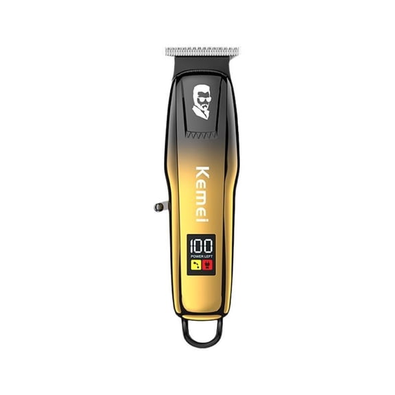Hair Clipper Cordless,TTOOGO Rechargeable Electric Barber Trimmer with T-Blade LCD Display Type-C Fast Charging 200Min Runtime Stainless Steel for Men Fade Carving Beard Grooming