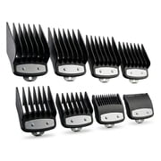 Hair Clipper Guard Set Universal Snap-On Guide Combs for Hair Clippers Durable ABS Plastic with Stainless Steel Clips Multiple Sizes for Precise Cutting