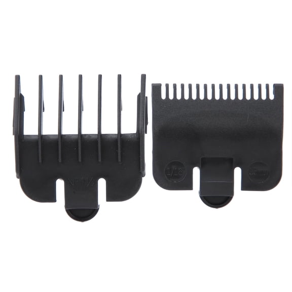 Hair Clipper Guards Guides, Professional Hair Clipper Guide Combs Replacement Hair Guards Combs Hair Trimmer Supply (Black)