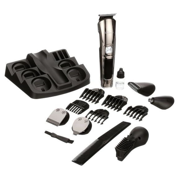 Hair Clipper for Men, 18 in 1 Hair Grooming Kit, Electric Beard Trimmer, Face Nose Ear Groomer IPX7 Waterproof USB Rechargeable Cordless Haircut W/ 2-Speed Adjustable for Home Travel Wet/Dry FK-8688T