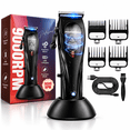thumbnail image 1 of Magnetic Hair Clippers for Men - 9000RPM Barber Trimmer with Upgrated Levitation Motor, Cordless Beard Shaver for Hair Cutting & Grooming, 1 of 6