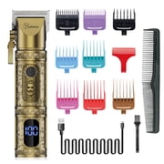 Hair Clipper SURKER With attachments LED display Waterproof