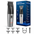 thumbnail image 1 of Wundmed Hair Clippers for Men, Cordless Clippers for Hair Cutting with LED Display and6 Limiting Combs, Black, 1 of 8