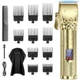 thumbnail image 1 of Hair Clippers, 7000 RPM Beard Trimmer for Men, Rechargeable Cordless Electric Razor Shaver, All in One Men's Grooming Kit with LED Display & 10 Guide Combs, Gifts for Husband Father Boyfriend, 1 of 7