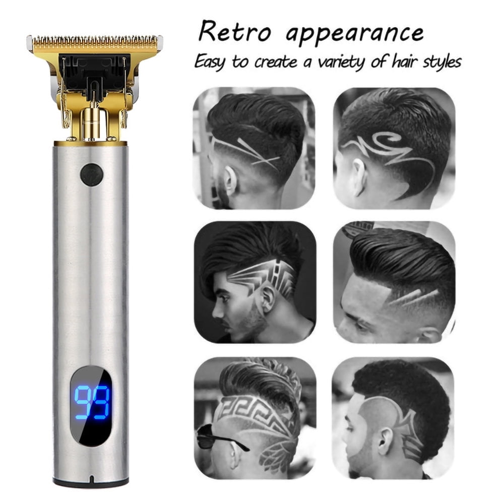 Hair Clippers Beard Trimmer for Men,Electric Cordless Rechargeable