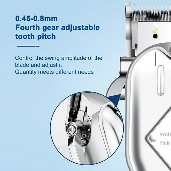 Hair Clippers,Hair Clippers Men's Haircut Kit With Lcd Display Shaver Men's Haircut 9 Combs Mens Clippers Men Hair Bald Head Shaver Lcd Display 9 Clippers Kit Bald Barber With Lcd