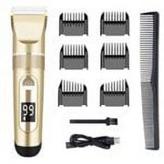 Hair Clippers for Men,AWECOT Professional Hair Trimmer Quiet Cordless Hair Cutting Kit Beard Trimmer,USB Rechargeable Mens Grooming Kit with 2 Trimming Speeds,LED Display,For Family Use