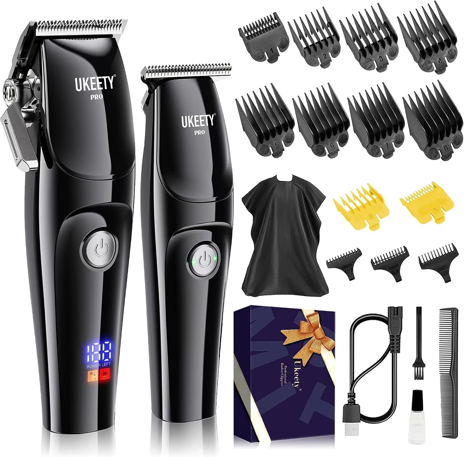 Hair Clippers for Men Professional Beard Trimmer Cordless Hair Clippers