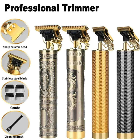 Hair Clippers for Men, Professional Hair Trimmer Barber Cordless Zero Gapped Hair Clippers, Mens Gifts Beard Trimmer T Liners Shavers Edgers Clipper for Hair Cutting - Gold Dragon
