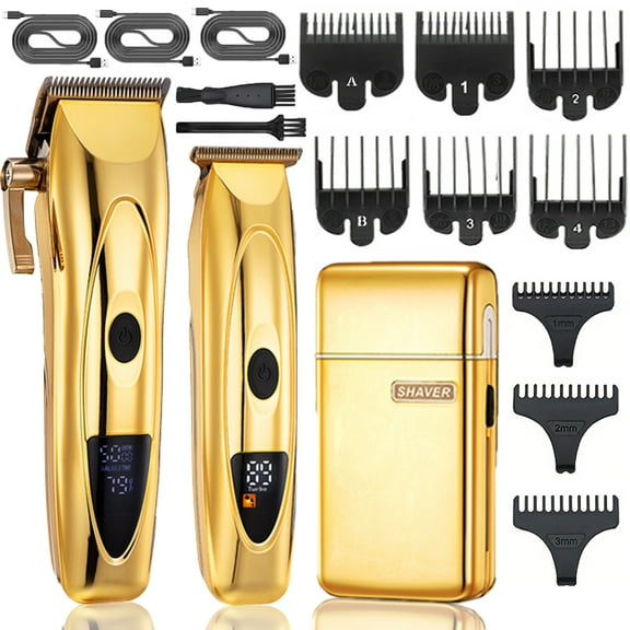 Hair Clippers for Men Professional Hair Trimmer Cordless Foil Shavers for Men Set, Rechargeable Barber Clippers, Hair Cutting Kit Beard Shaver for Men