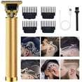 thumbnail image 1 of Men's Hair Clippers, Home Haircutting Cordless Clipper Kit, Nearly Zero Gapped Hair Trimmer Clipper for Men (Gold), 1 of 7