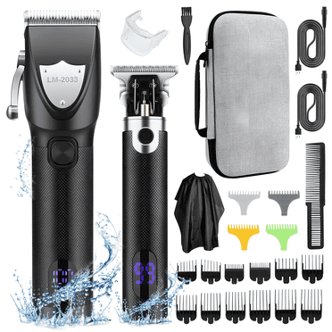 Hair Clippers for Men - Professional Beard Trimmer for Hair Cutting, Hair Clippers Grooming and Trimmers Set, Mens Grooming with Travel Case