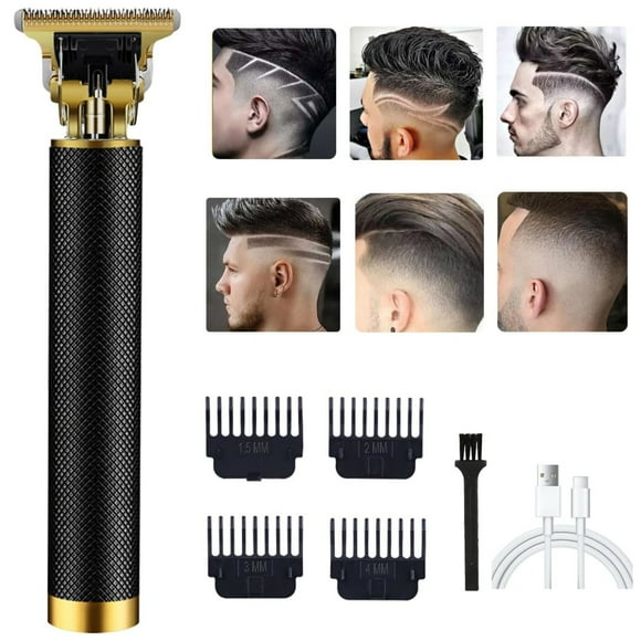 Hair Clippers for Men - RUTAWZ 7-Piece Cordless Hair Cutting Kit, Beard Trimmer & Electric Razor for Men