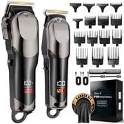 Hair Clippers for Men, Professional Cordless Barber Clippers and Trimmer with LED Display, Electric Hair Trimmer, Haircu