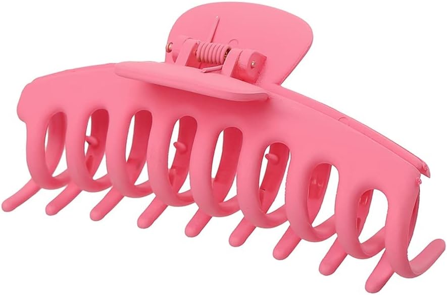 Hair Clips Acrylic Hair Clips Solid Big Hair Claws Elegant Frosted