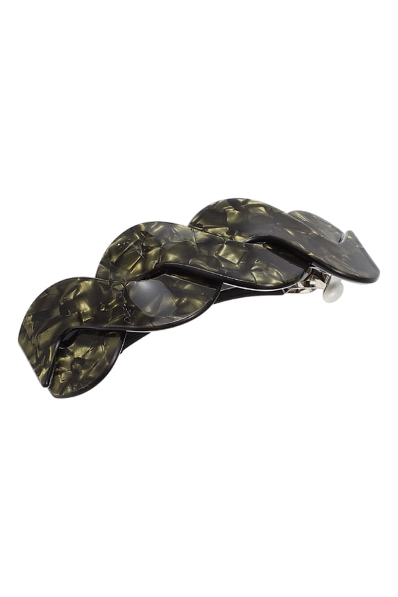 Hair Clips Barrettes for Women Elegant French Barrettes Retro Hair Accessories for Women Olive Green