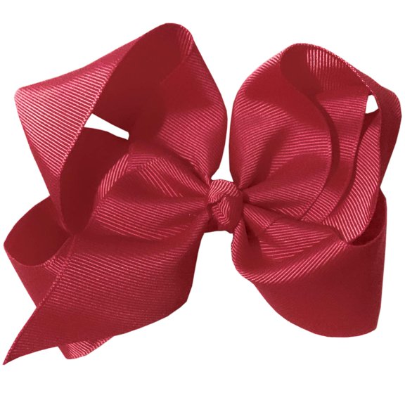 Hair Clips Boutique Hair Bows Alligator Clip for Women Girl Hairpin 6 Inch TSFJ02 (Pink)